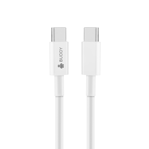 Buddy Type-c to Type-c Cable White