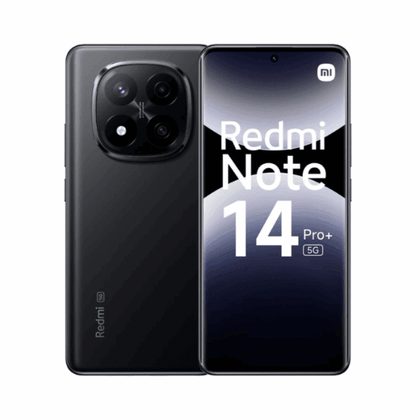 ريدمى نوت 14 برو بلس, رام 8 جيجا, مساحة 256 جيجا-اسود ميدنايت