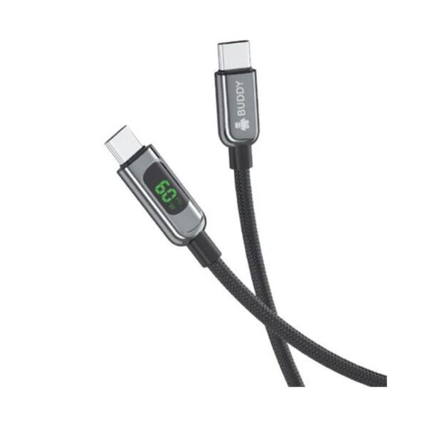 كابل Buddy Type-C إلى Type-C بقدرة 60W (C6)
