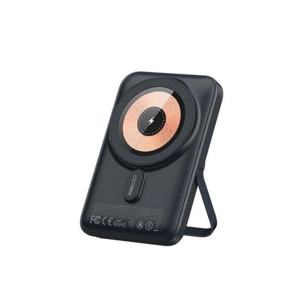 POWER-BANK-5000-RECCI-MAGNETIC-15W-+-PD-20W-BLACK