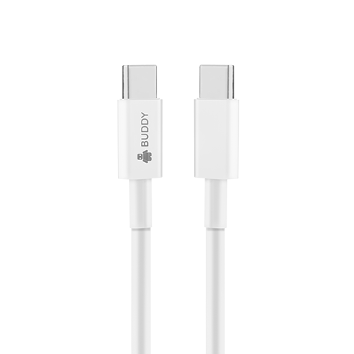 Buddy Type-c to Type-c Cable White