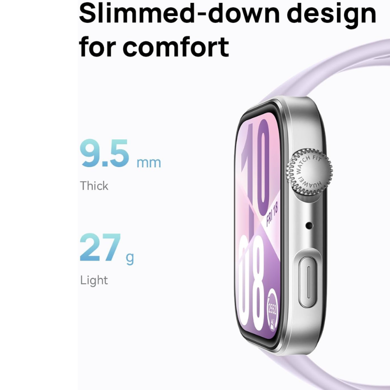 Untitled design – 2025-11-15T125012.536 HUAWEI Watch Fit 4 Smart Watch – 1.82" AMOLED Display, 100+ Sports Modes, Health & Fitness Tracking, Emotional Wellbeing Assistant, Up to 10-Day Battery Life – Grey - Image 3