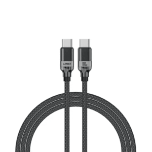 CABLE LANEX TYPE-C TO TYPE-C 100W (LS38CC)