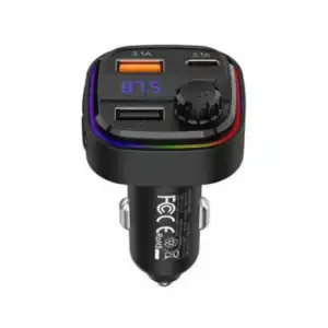 شاحن سيارة و MP3 ريسي 15 واط + 15 واط (RQ08)