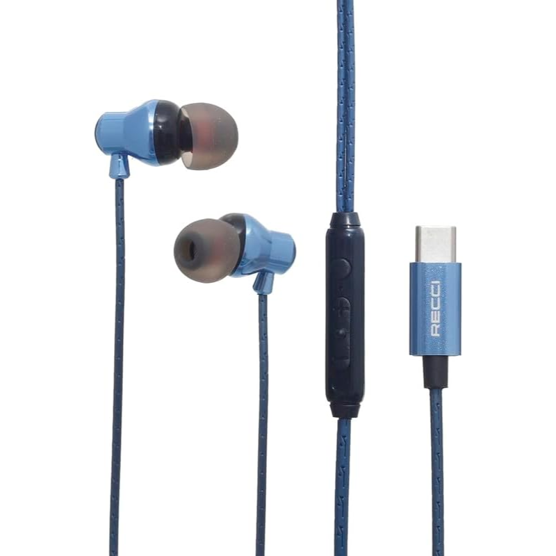 سماعة ريتشي Type-C سلكية – موديل REP-L36 – معدنية HD ستيريو