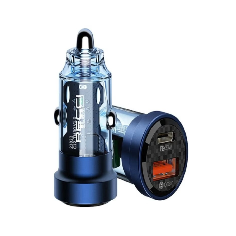 شاحن سيارة ريتشي Journey PD 33W + 18W – موديل RCC-N17 – منفذين USB‑C + USB‑A