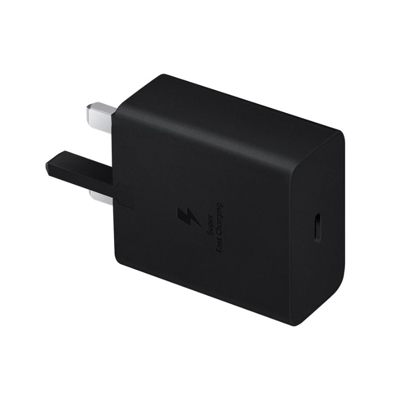 شاحن سامسونج 45 واط – Type-C – سوبر فاست – كابل 2 متر – أسود