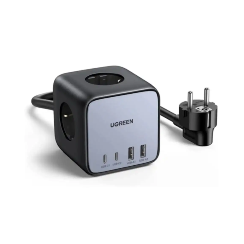 شاحن مكتبي يوجرين 7 منافذ GaN PD 65 واط (CD268)