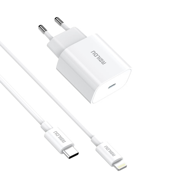 شاحن RSILOU Type-C إلى لايتنينج GAN – 20 واط – R4232-002