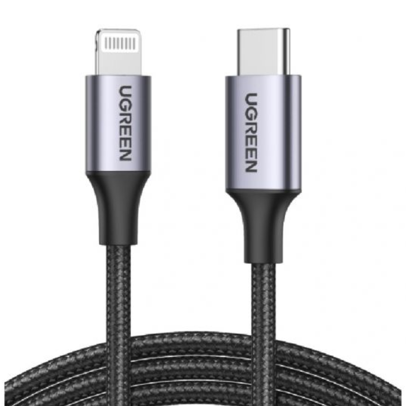 كابل يوجرين Type-C إلى Lightining 20 واط 1 متر