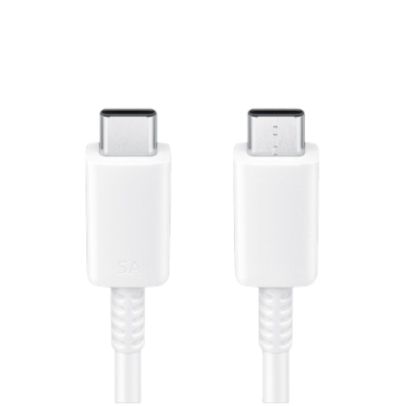 كابل سامسونج TYPE-C إلى TYPE-C أبيض أصلي