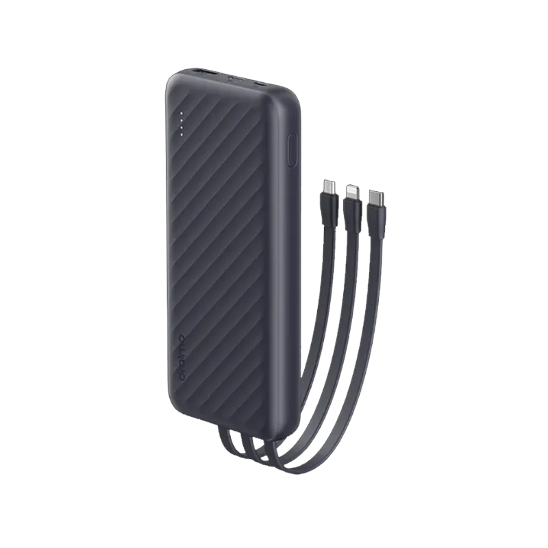 باور بانك اورايمو Slice Link Pro سعة 10000mAh بقدرة 22.5 واط موديل OPB‑P7101 – رمادي