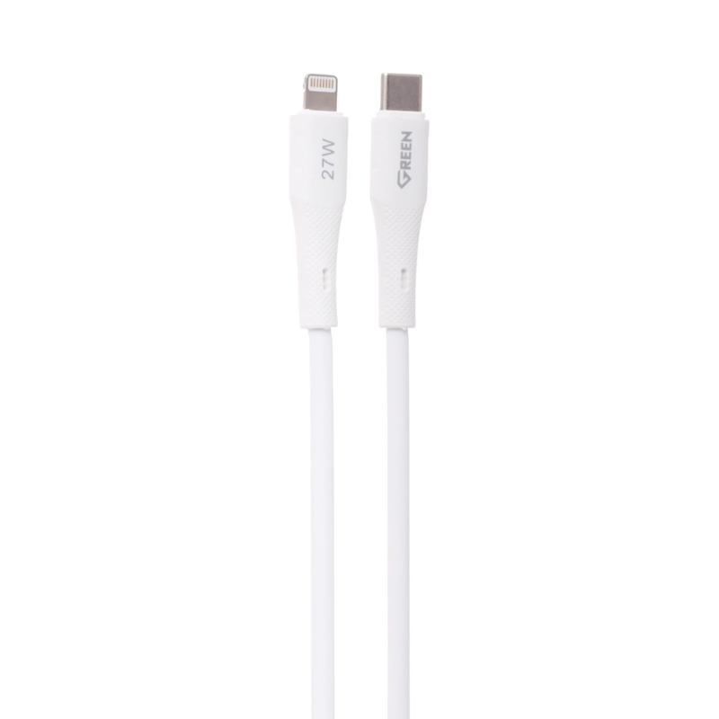 كابل Green Lightning إلى USB-C 27W – GE-C027 – شحن سريع