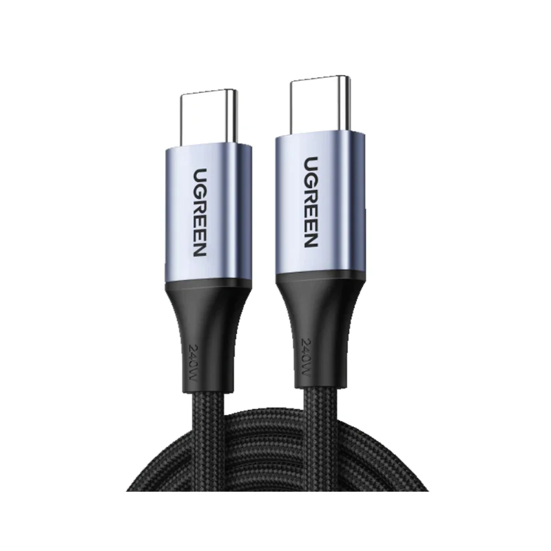 كابل يوجرين Type-C إلى Type-C 240 واط 2 متر