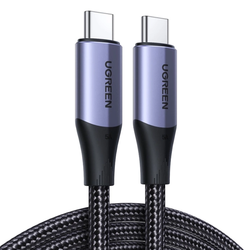 كابل يوجرين من Type-C إلى Type-C بقوة 240 واط - بطول 1 متر