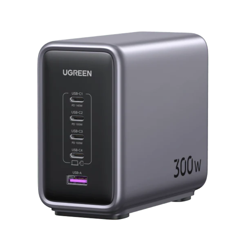 شاحن يوجرين المكتبي نيكسود 300 وات 5 منافذ