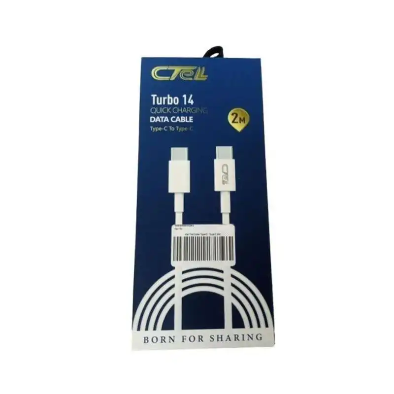 كابل سي تي إل USB-C إلى USB-C 2 متر (توربو 14)