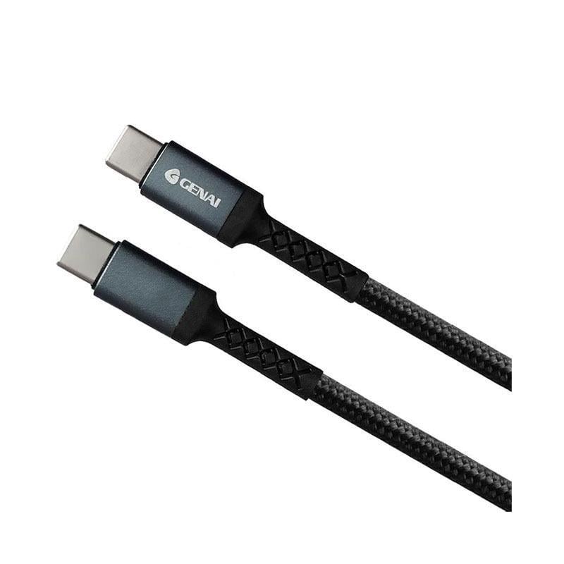 CABLE GENAL TYPE-C TO TYPE-C GL-Q18 METAL 100W