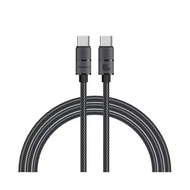 CABLE RECCI TYPE-C TO TYPE-C 100W (RS08CC)