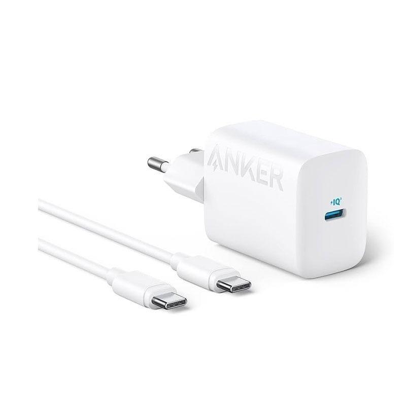 شاحن Plug أنكر 312 فائق السرعة بقدرة 25W أبيض