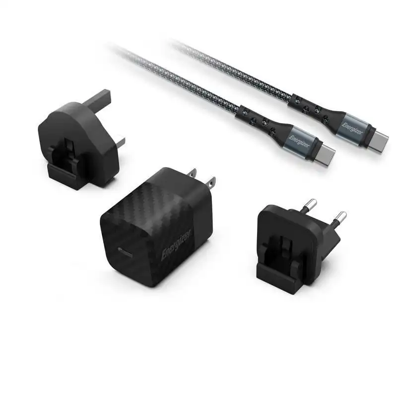 Energizer Power Wall Charger 20W 3 Plugs Black