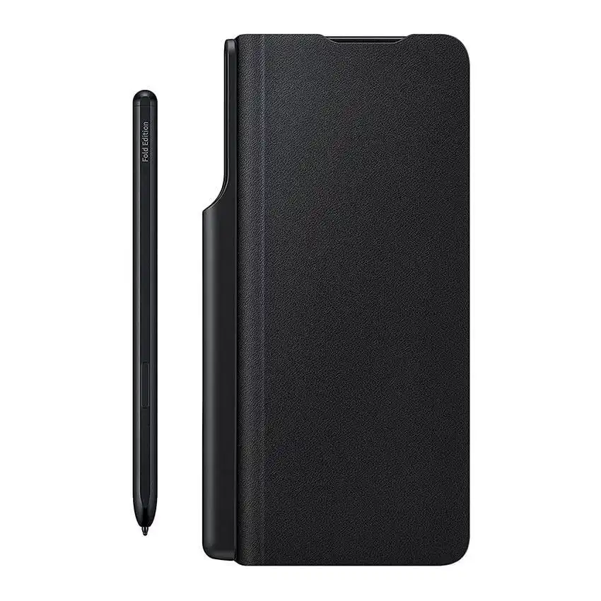 SAMSUNG Z FOLD 4 BOOK COVER WITH PAN BLACK ORIGINAL