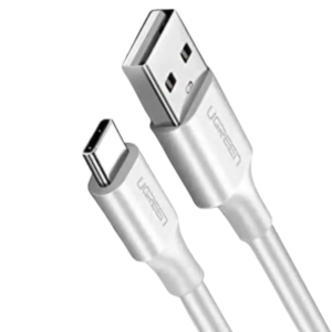 كابل يوجرين USB-A إلى Type-C شحن سريع 3A طول 1 متر (US287).