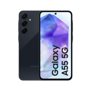 سامسونج جالاكسي A55 5G سعة 256 جيجابايت لون كحلي رائع ثنائي الشريحة – مُجدد (جولد +85%)