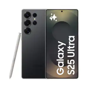 سامسونج جالاكسي S25 ألترا سعة 256 جيجابايت رام 12 جيجابايت ثنائي الشريحة لون تيتانيوم اسود – مُجدد (بلاتينيوم +90%)