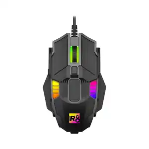 ماوس ألعاب R8 1623 R.G.B أسود